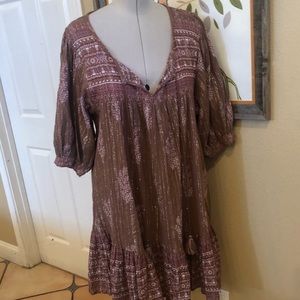 Daughters of India dress, gently worn, size large.